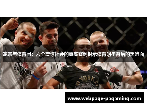 家暴与体育圈：六个震惊社会的真实案例揭示体育明星背后的黑暗面